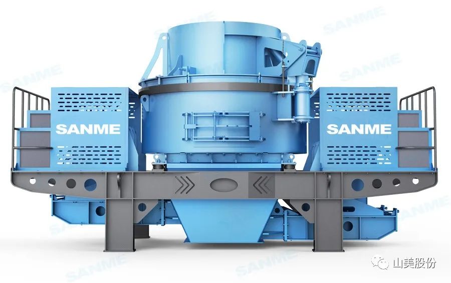 砂石協(xié)會報道！上海山美大進(jìn)料、大產(chǎn)量立式?jīng)_擊破碎機(jī)（制砂機(jī)）成功用于東方希望骨料生產(chǎn)線升級改造項目！